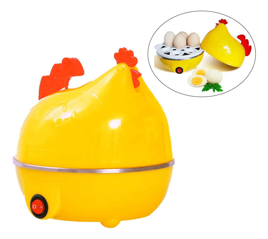 Gallinita Sancochadora De Huevos Portatil Amarillo